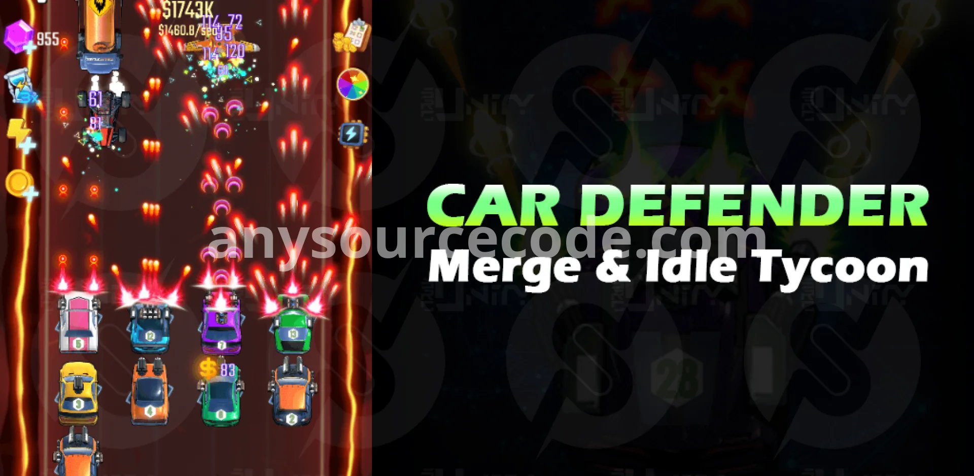 Car Defender: Merge & Idle Tycoon