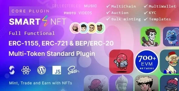 Smart NFT – NFT Marketplace WordPress Plugin 2.1.8