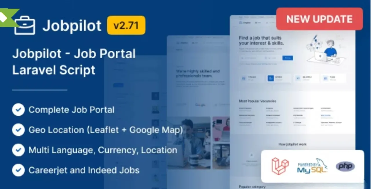 Jobpilot - Job Portal Laravel Script