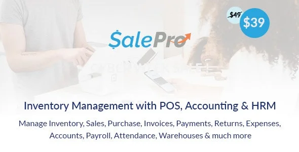 SalePro POS, Inventory Management System, HRM Accounting 4.5.1