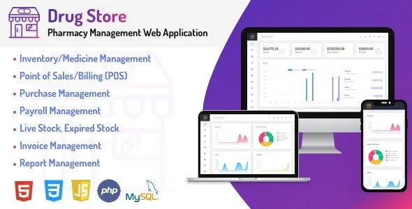 Drug Store – Pharmacy Billing Management Web Application